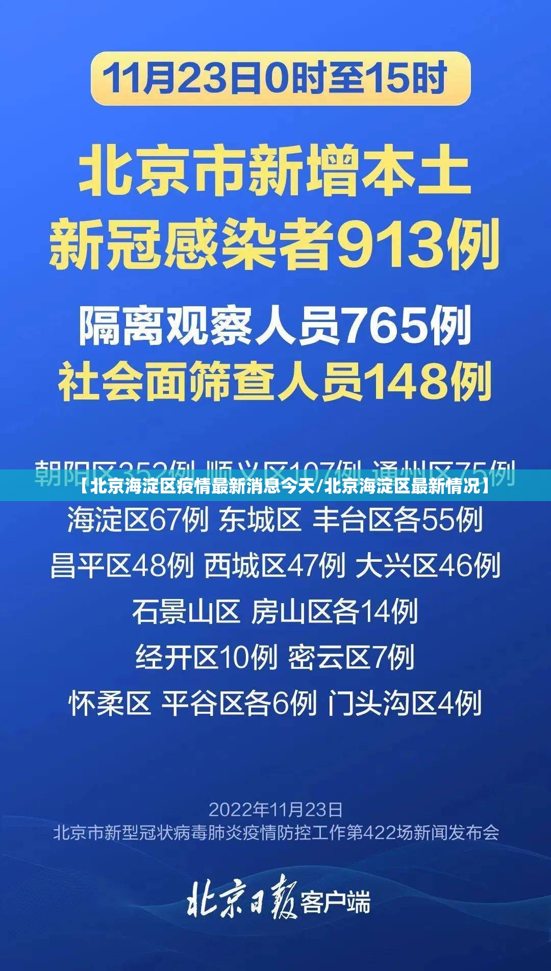 【北京海淀区疫情最新消息今天/北京海淀区最新情况】 【北京海淀区疫情最新消息今天/北京海淀区最新情况】