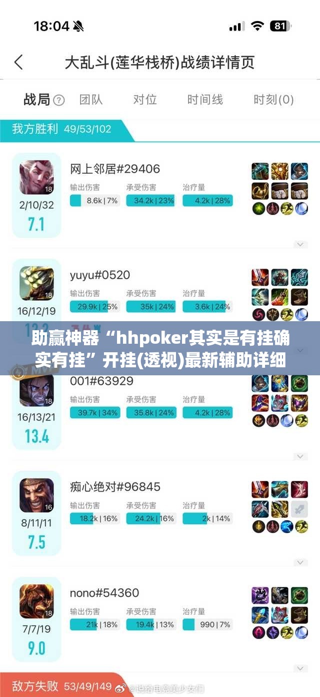 助赢神器“hhpoker其实是有挂确实有挂”开挂(透视)最新辅助详细