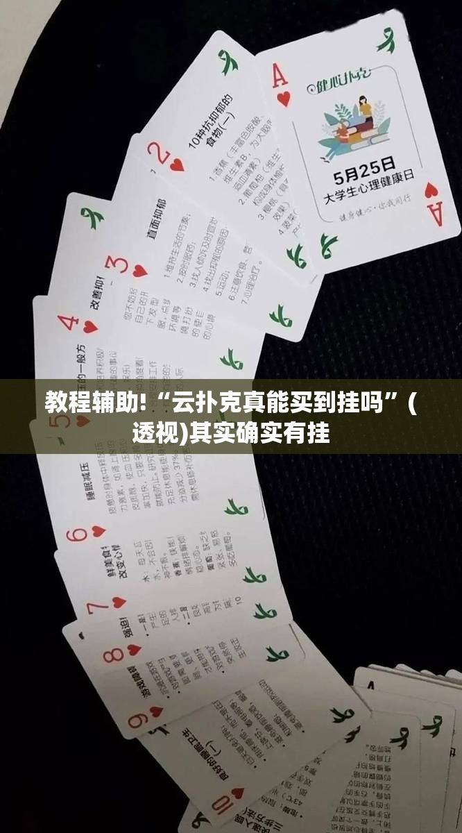 教程辅助!“云扑克真能买到挂吗	”(透视)其实确实有挂