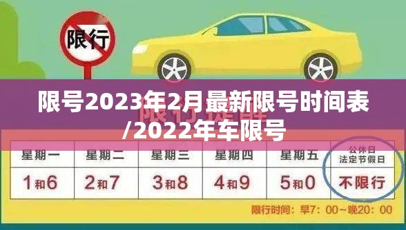 限号2023年2月最新限号时间表/2022年车限号