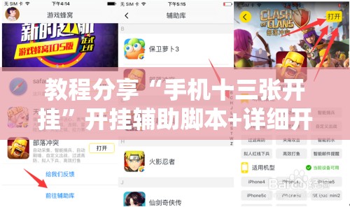 教程分享“手机十三张开挂”开挂辅助脚本+详细开挂安装教程