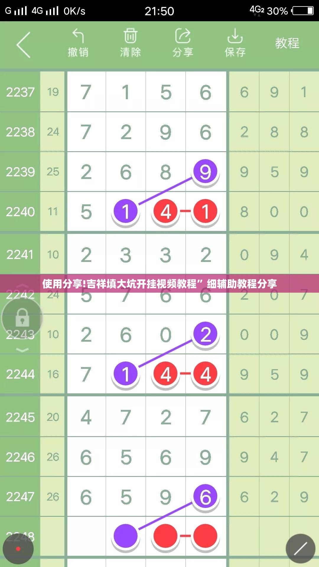 使用分享!吉祥填大坑开挂视频教程”细辅助教程分享