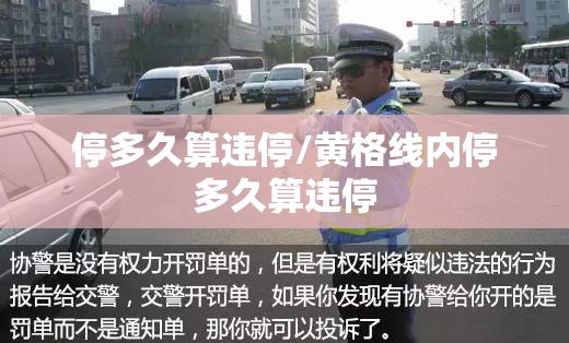 停多久算违停/黄格线内停多久算违停 停多久算违停/黄格线内停多久算违停