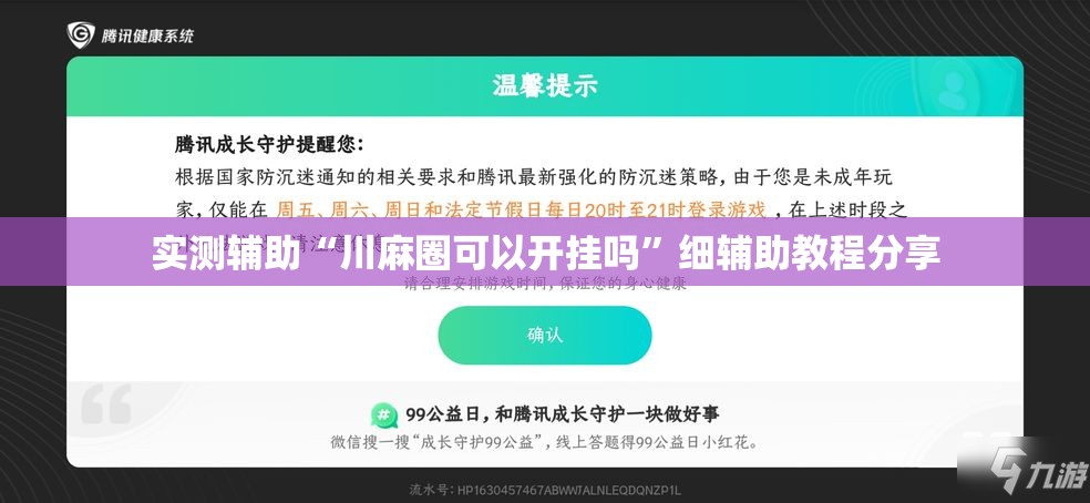 实测辅助“川麻圈可以开挂吗”细辅助教程分享