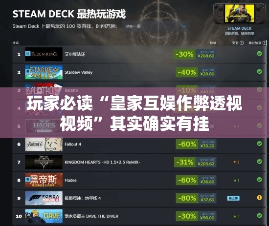 玩家必读“皇家互娱作弊透视视频	”其实确实有挂