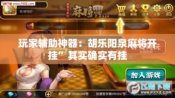 玩家辅助神器：胡乐阳泉麻将开挂”其实确实有挂
