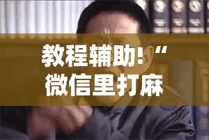 教程辅助!“微信里打麻将怎么赢”其实确实有挂
