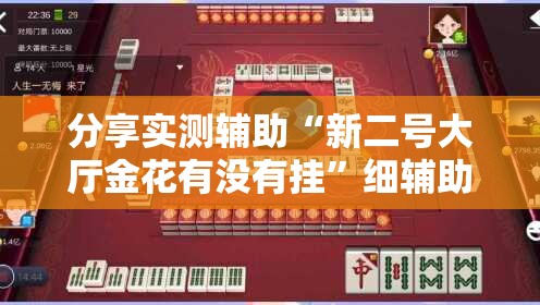 分享实测辅助“新二号大厅金花有没有挂”细辅助教程分享