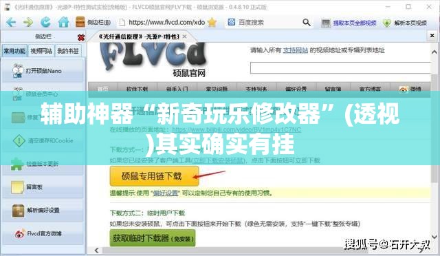 辅助神器“新奇玩乐修改器”(透视)其实确实有挂