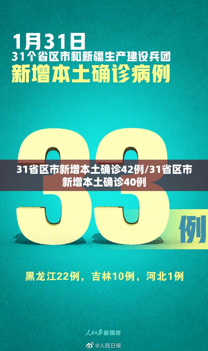 31省区市新增本土确诊42例/31省区市新增本土确诊40例
