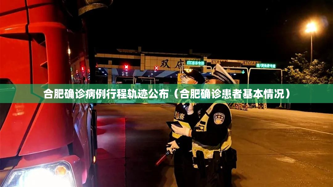 合肥确诊病例行程轨迹公布（合肥确诊患者基本情况）