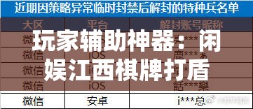 玩家辅助神器：闲娱江西棋牌打盾作弊是真的吗”开挂详细教程