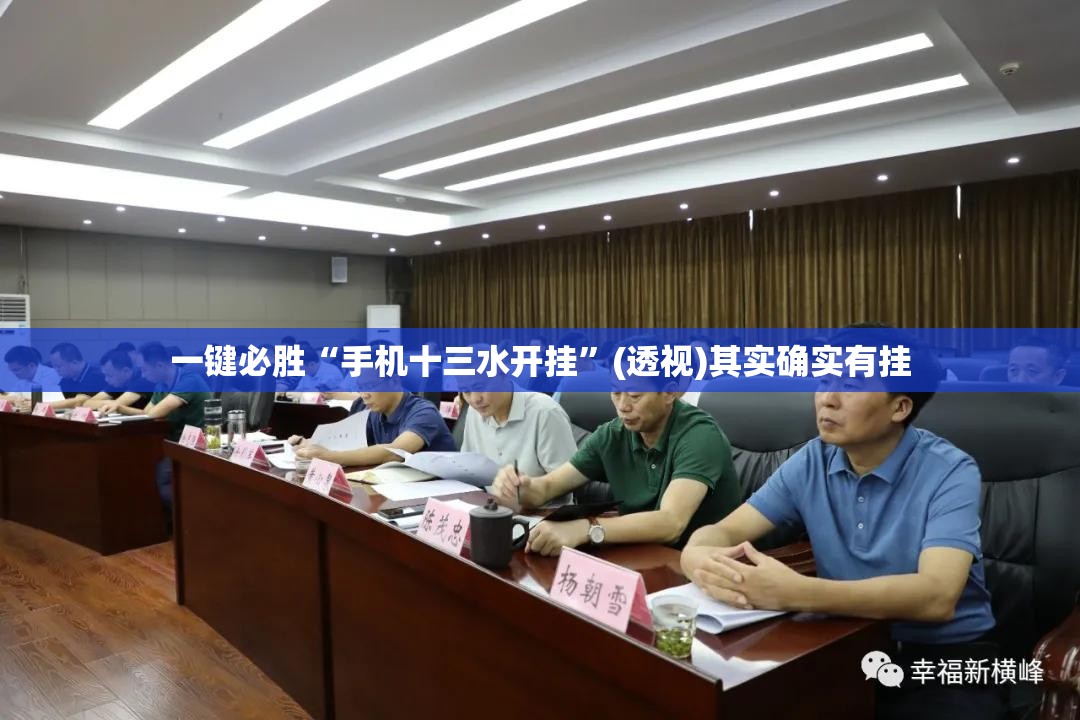 一键必胜“手机十三水开挂”(透视)其实确实有挂