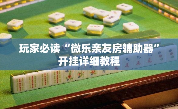 玩家必读“微乐亲友房辅助器”开挂详细教程