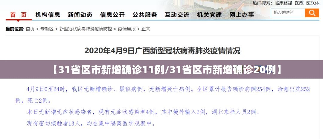 【31省区市新增确诊11例/31省区市新增确诊20例】 【31省区市新增确诊11例/31省区市新增确诊20例】