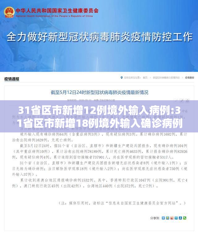 31省区市新增12例境外输入病例:31省区市新增18例境外输入确诊病例