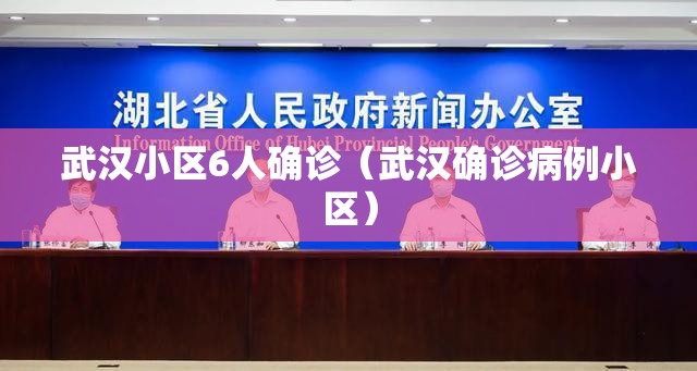 武汉小区6人确诊（武汉确诊病例小区）