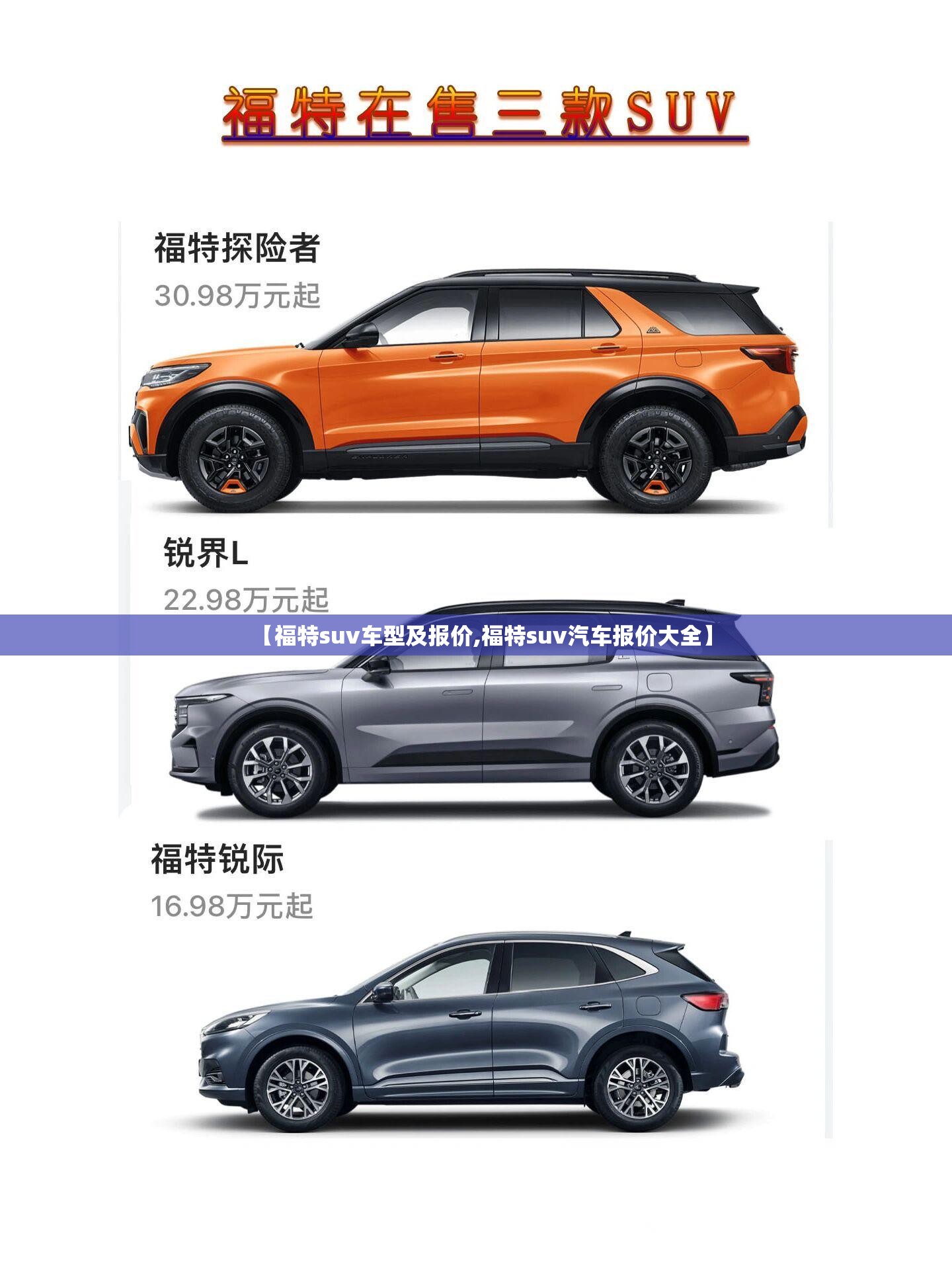 【福特suv车型及报价,福特suv汽车报价大全】