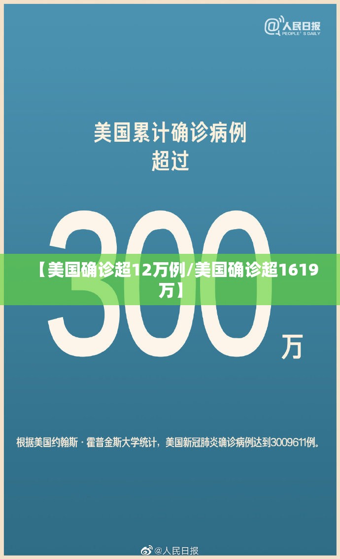 【美国确诊超12万例/美国确诊超1619万】