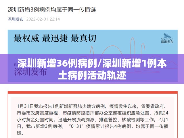 深圳新增36例病例/深圳新增1例本土病例活动轨迹 深圳新增36例病例/深圳新增1例本土病例活动轨迹