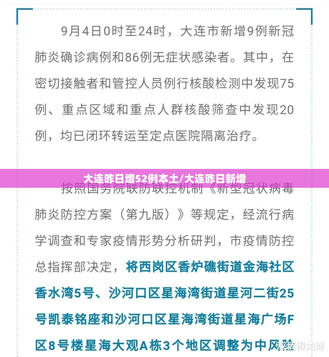 大连昨日增52例本土/大连昨日新增 大连昨日增52例本土/大连昨日新增