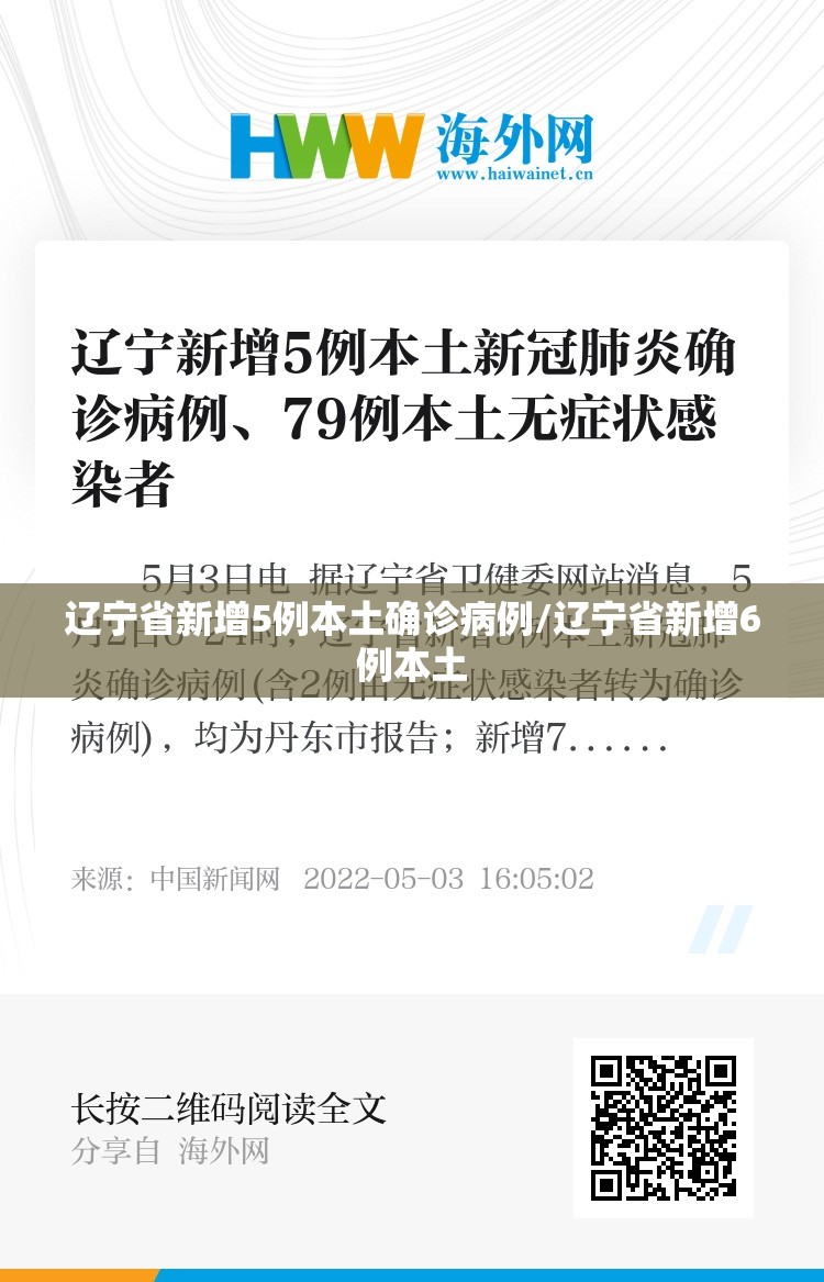 辽宁省新增5例本土确诊病例/辽宁省新增6例本土 辽宁省新增5例本土确诊病例/辽宁省新增6例本土