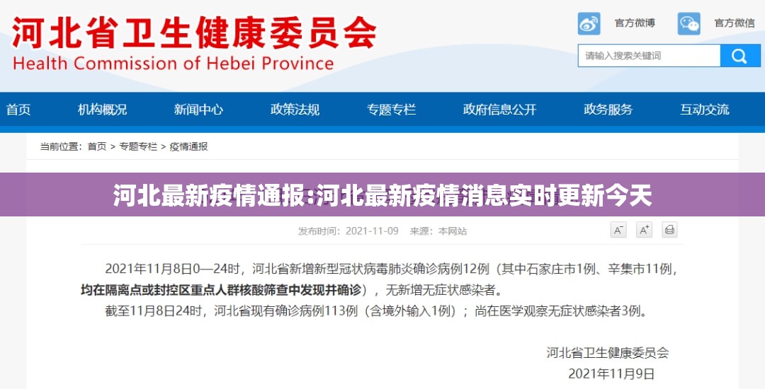 河北最新疫情通报:河北最新疫情消息实时更新今天