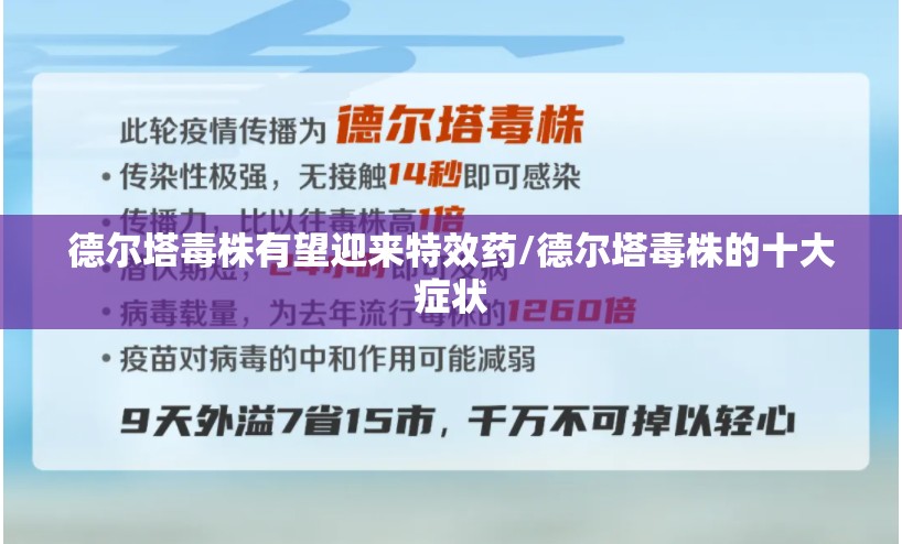 德尔塔毒株有望迎来特效药/德尔塔毒株的十大症状 德尔塔毒株有望迎来特效药/德尔塔毒株的十大症状