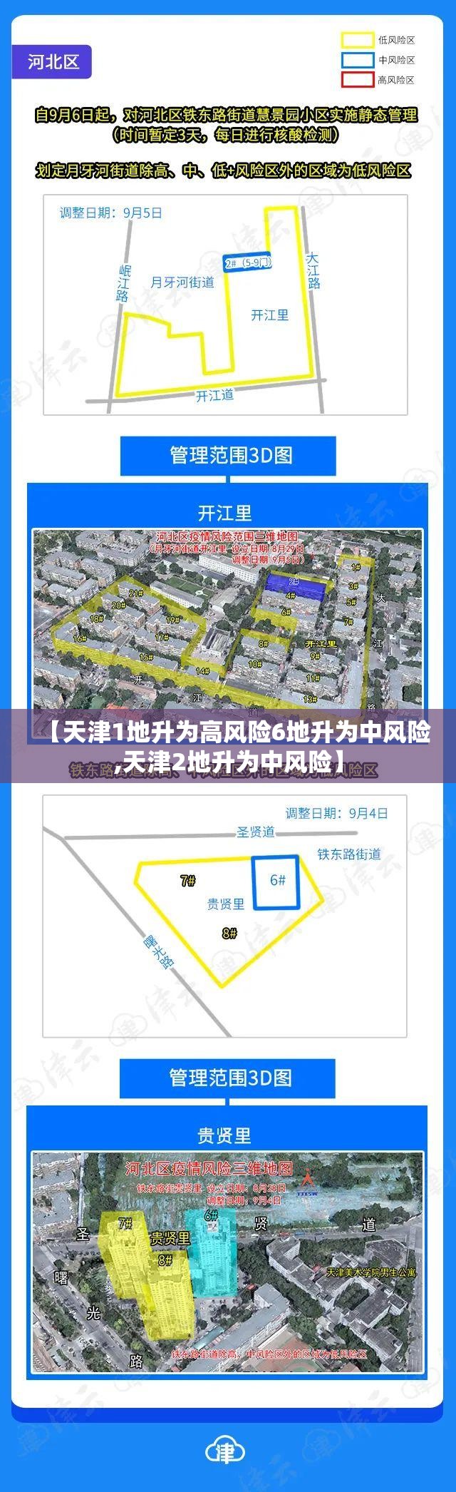 【天津1地升为高风险6地升为中风险,天津2地升为中风险】 【天津1地升为高风险6地升为中风险,天津2地升为中风险】