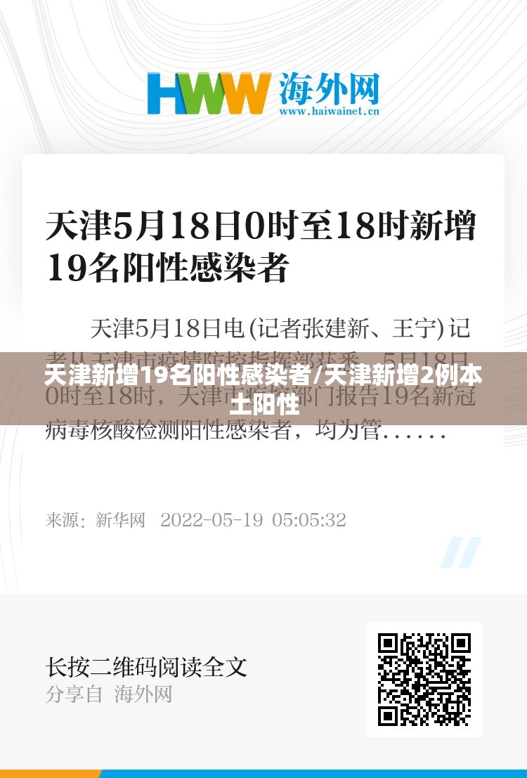 天津新增19名阳性感染者/天津新增2例本土阳性