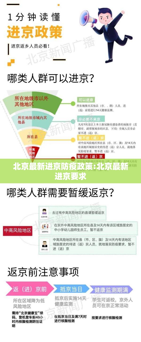 北京最新进京防疫政策:北京最新进京要求