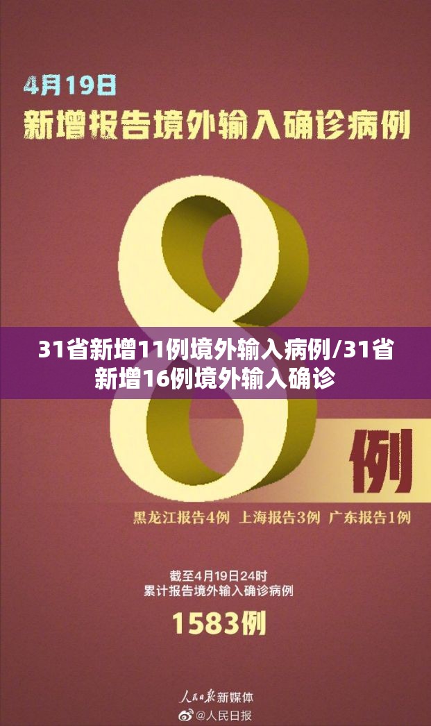 31省新增11例境外输入病例/31省新增16例境外输入确诊 31省新增11例境外输入病例/31省新增16例境外输入确诊