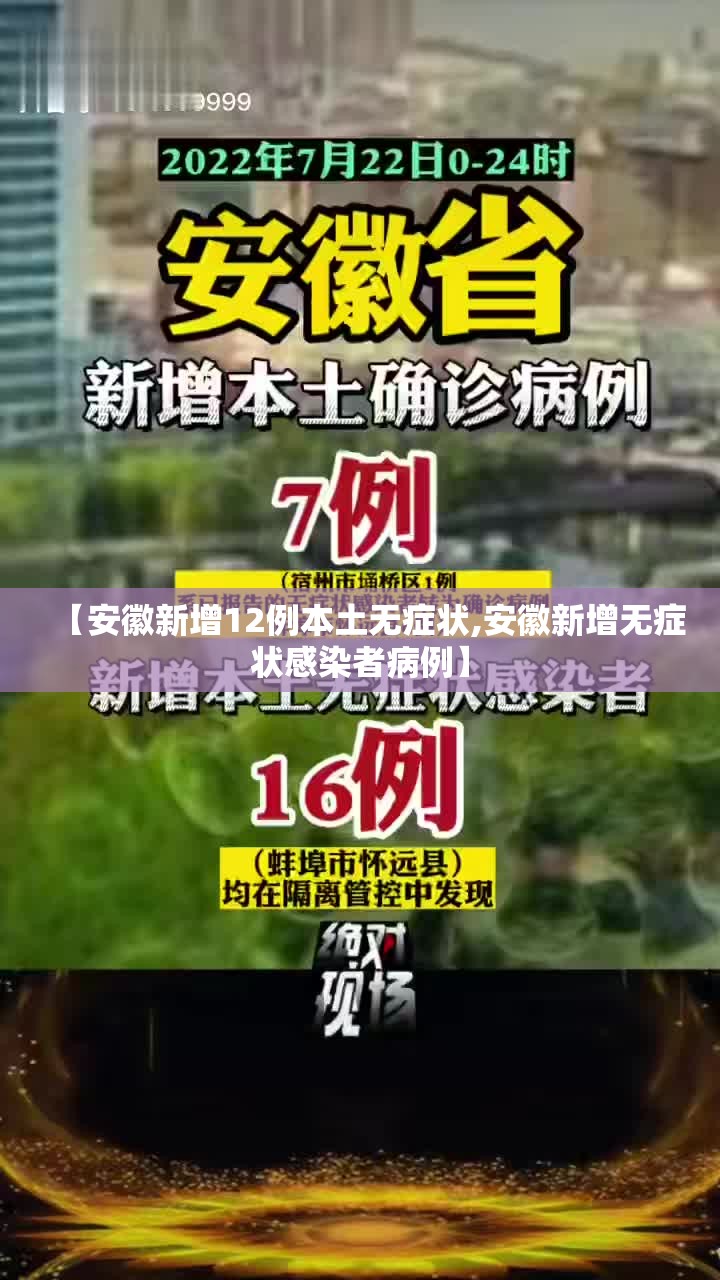 【安徽新增12例本土无症状,安徽新增无症状感染者病例】 【安徽新增12例本土无症状,安徽新增无症状感染者病例】