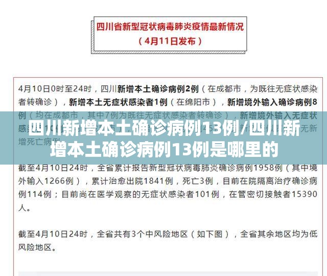 四川新增本土确诊病例13例/四川新增本土确诊病例13例是哪里的