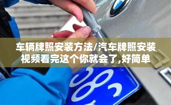 车辆牌照安装方法/汽车牌照安装视频看完这个你就会了,好简单