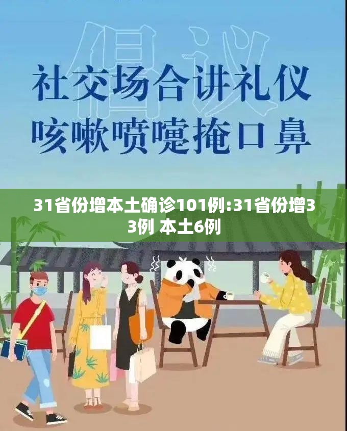 31省份增本土确诊101例:31省份增33例 本土6例