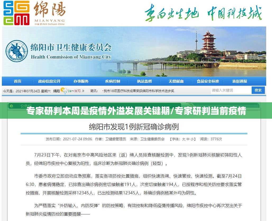 专家研判本周是疫情外溢发展关键期/专家研判当前疫情