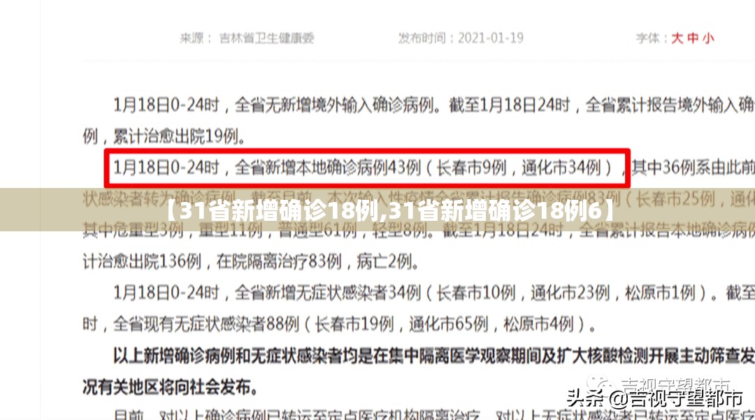 【31省新增确诊18例,31省新增确诊18例6】 【31省新增确诊18例,31省新增确诊18例6】