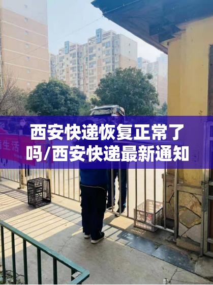 西安快递恢复正常了吗/西安快递最新通知