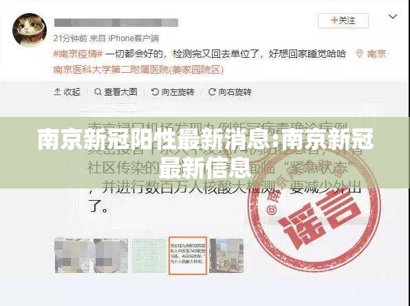 南京新冠阳性最新消息:南京新冠最新信息