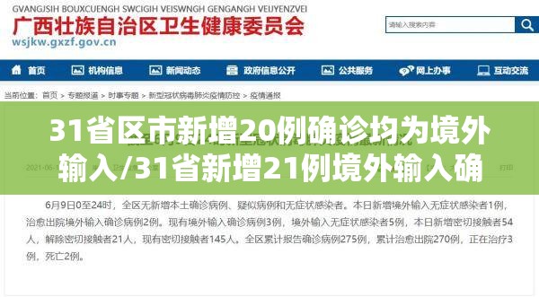 31省区市新增20例确诊均为境外输入/31省新增21例境外输入确诊 31省区市新增20例确诊均为境外输入/31省新增21例境外输入确诊