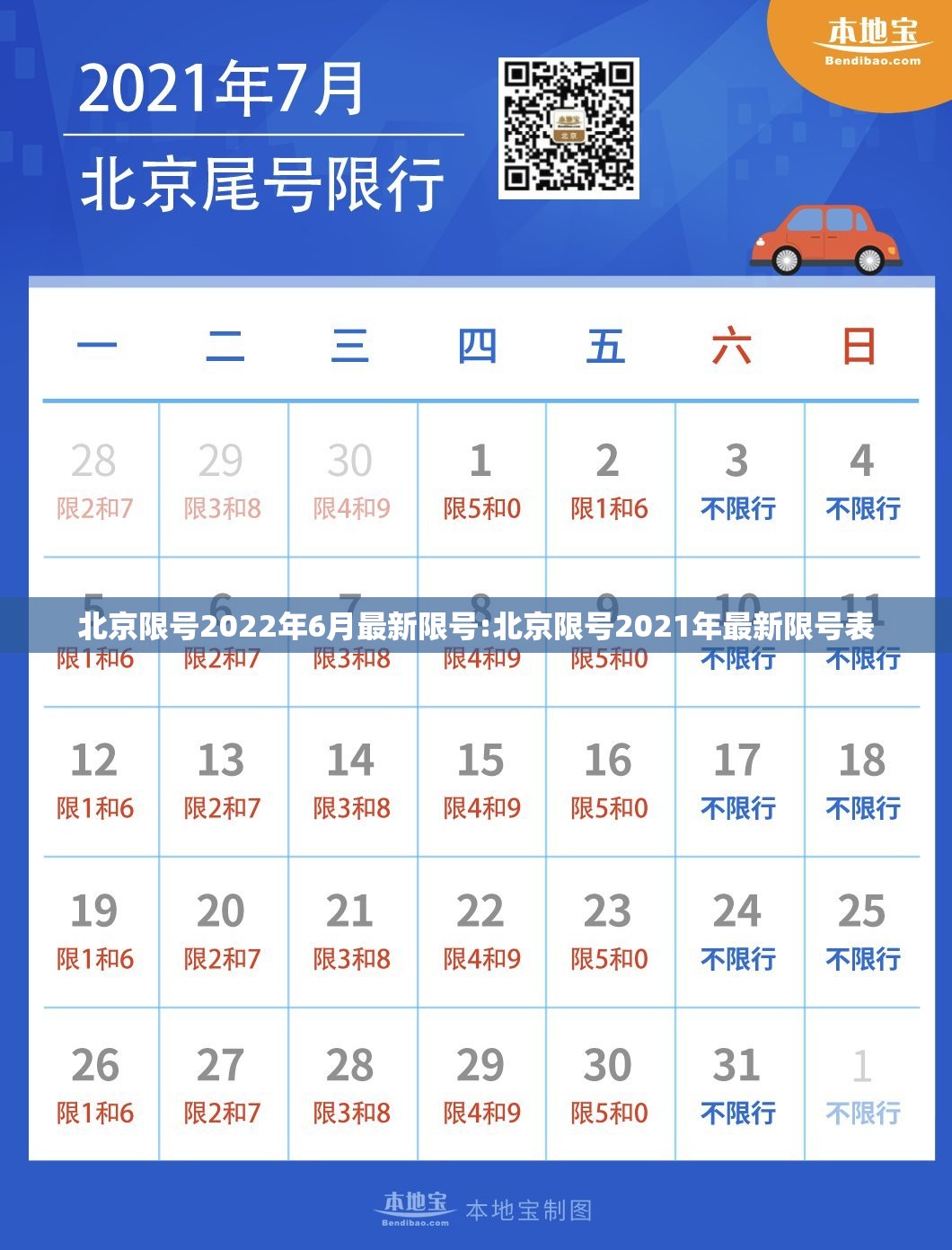 北京限号2022年6月最新限号:北京限号2021年最新限号表 北京限号2022年6月最新限号:北京限号2021年最新限号表