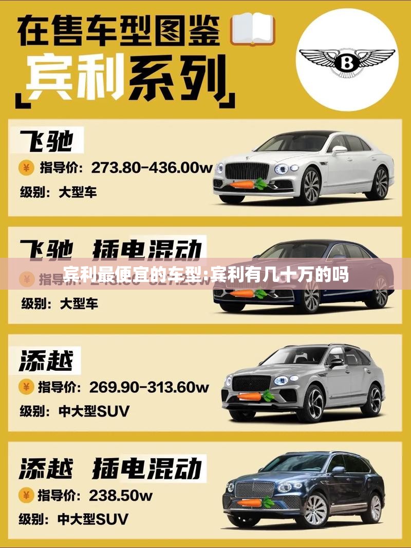 宾利最便宜的车型:宾利有几十万的吗 宾利最便宜的车型:宾利有几十万的吗
