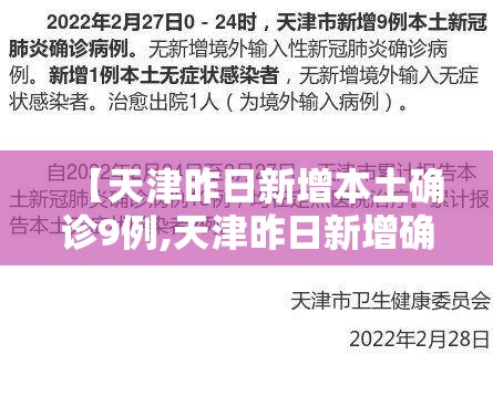 【天津昨日新增本土确诊9例,天津昨日新增确诊病例】 【天津昨日新增本土确诊9例,天津昨日新增确诊病例】