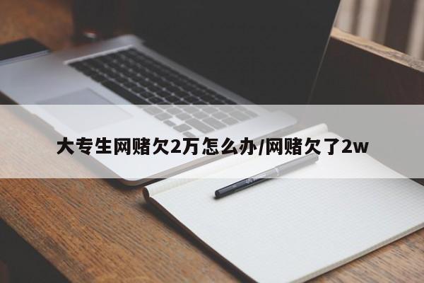 大专生网赌欠2万怎么办/网赌欠了2w